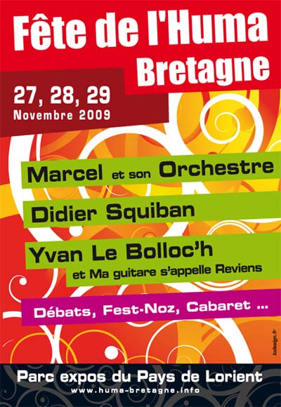 Fête de l’Huma Bretagne 2009 — Affiche