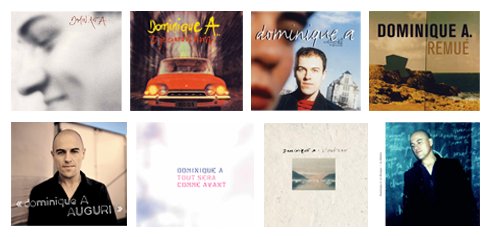 Les 8 albums de Dominique A sont réédités en doubles CD remastérisés accompagnés de chansons inédites ou rares